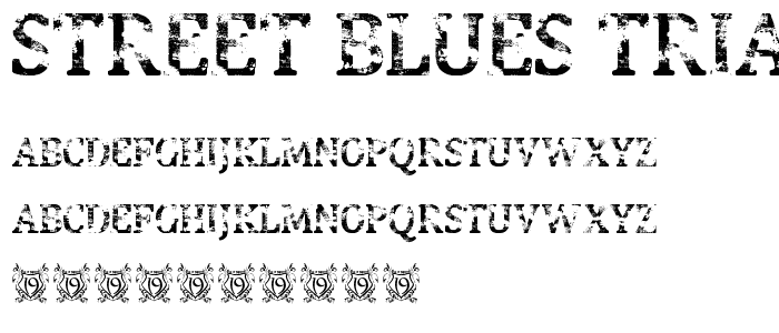 Street Blues Trial font